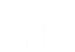 Logo Habitatge simplificat en blanc.